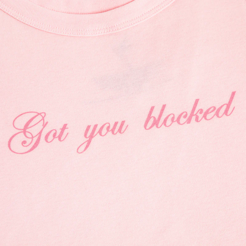 got you blocked crop tank