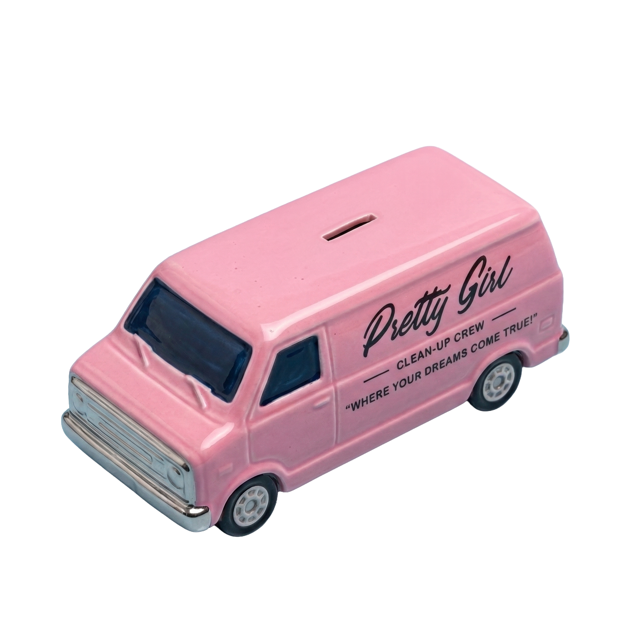 House Tour Van Ceramic Piggy Bank